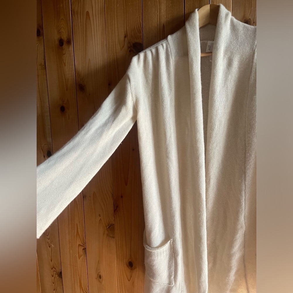 Souchi 100% Cashmere Stella pocket Cardigan sweater Handloomed - Picture 6 of 9